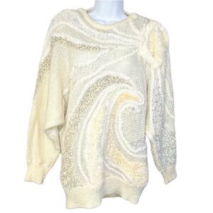 MARIEA KIM Vintage sweater L cream